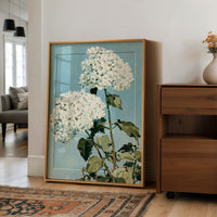 White Hydrangea Sky Bloom
