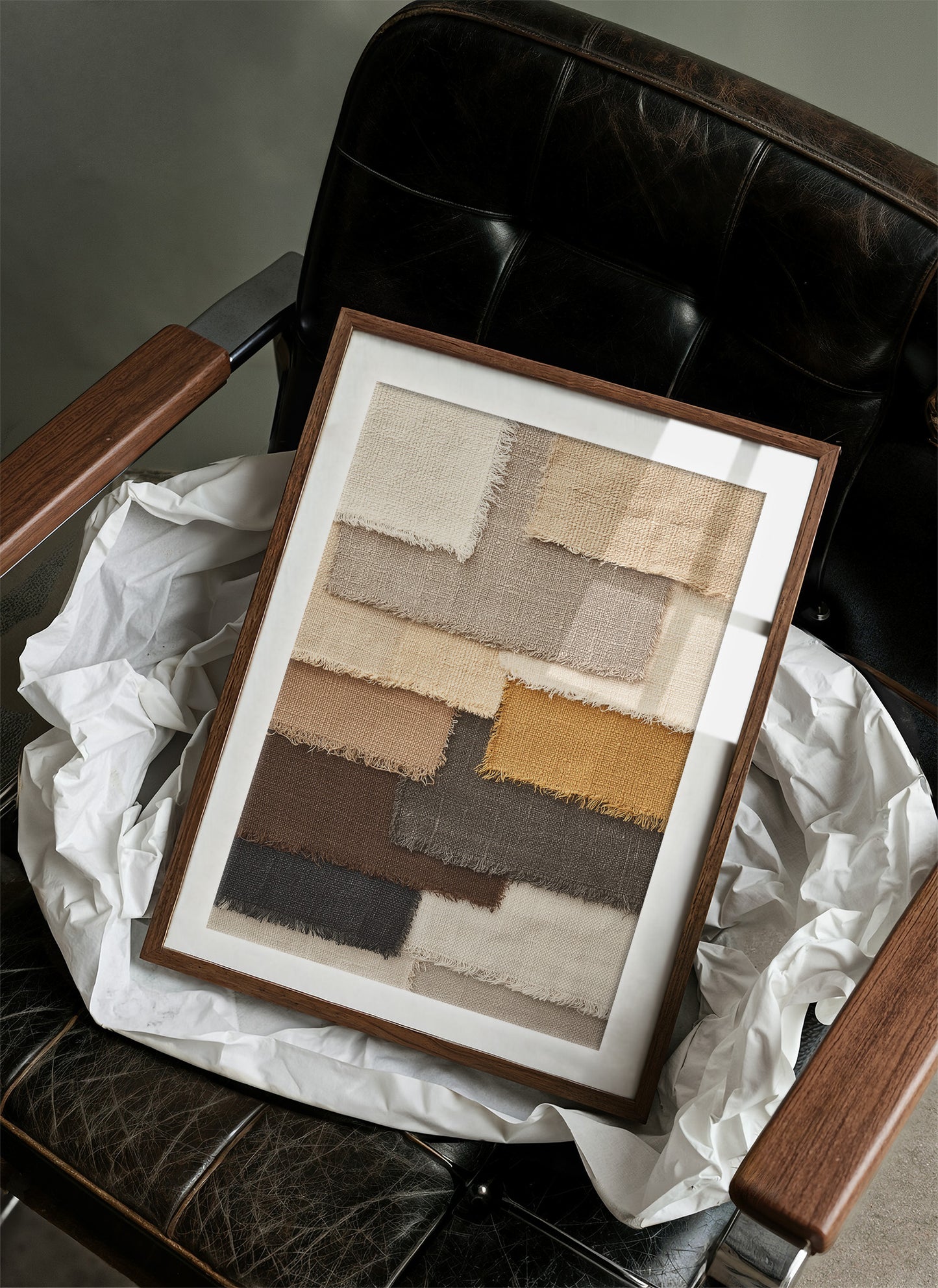 Layered Linen Swatch Study