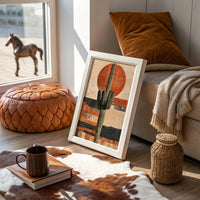 Textured Saguaro Sun Collage
