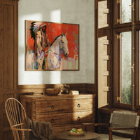 Portrait In Palette Knife