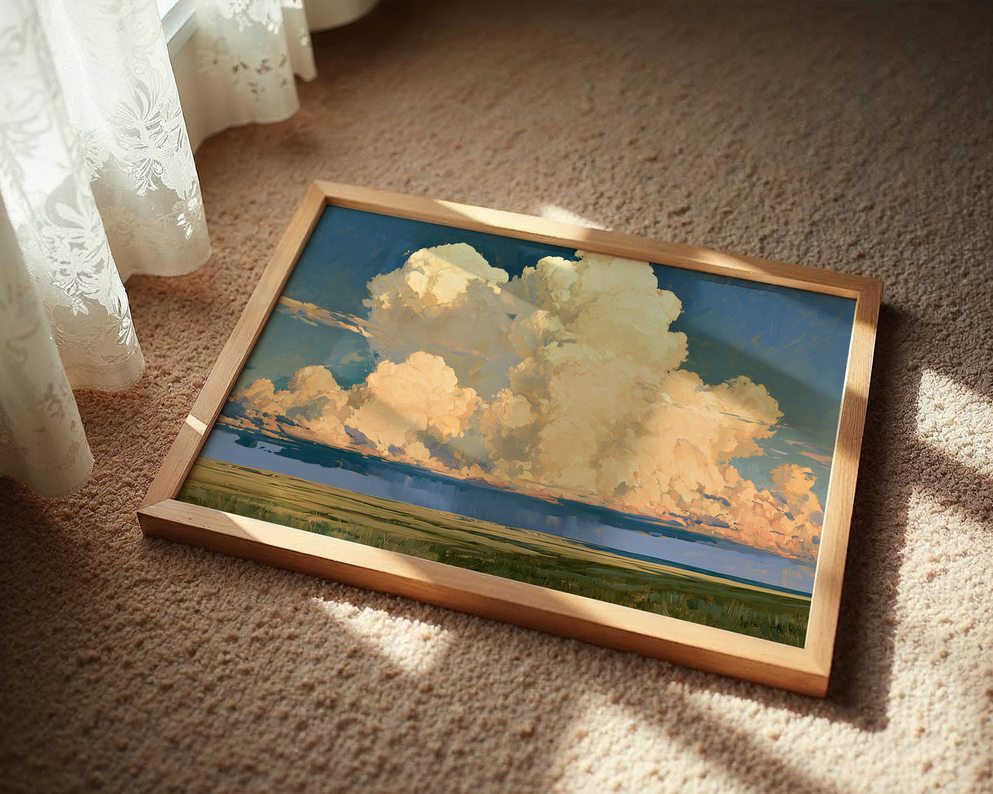Storm Building Over The Plains