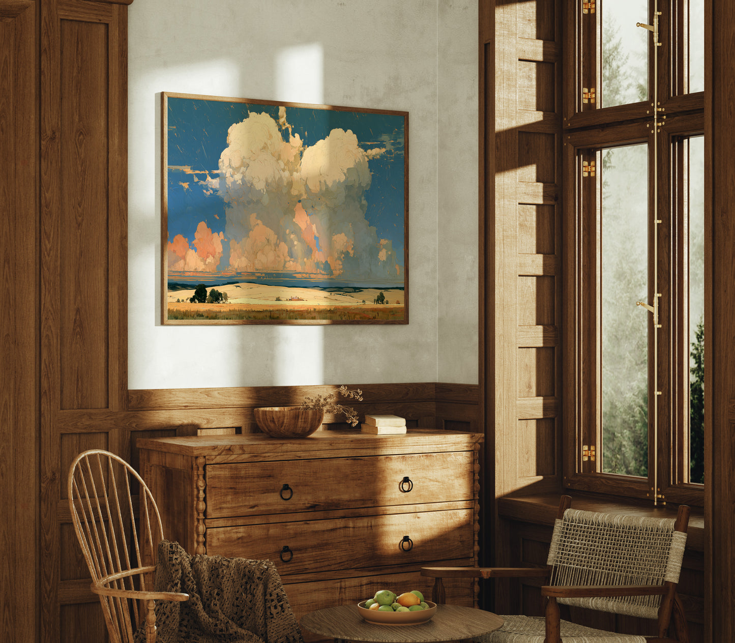 Big Weather, Small Farmhouse