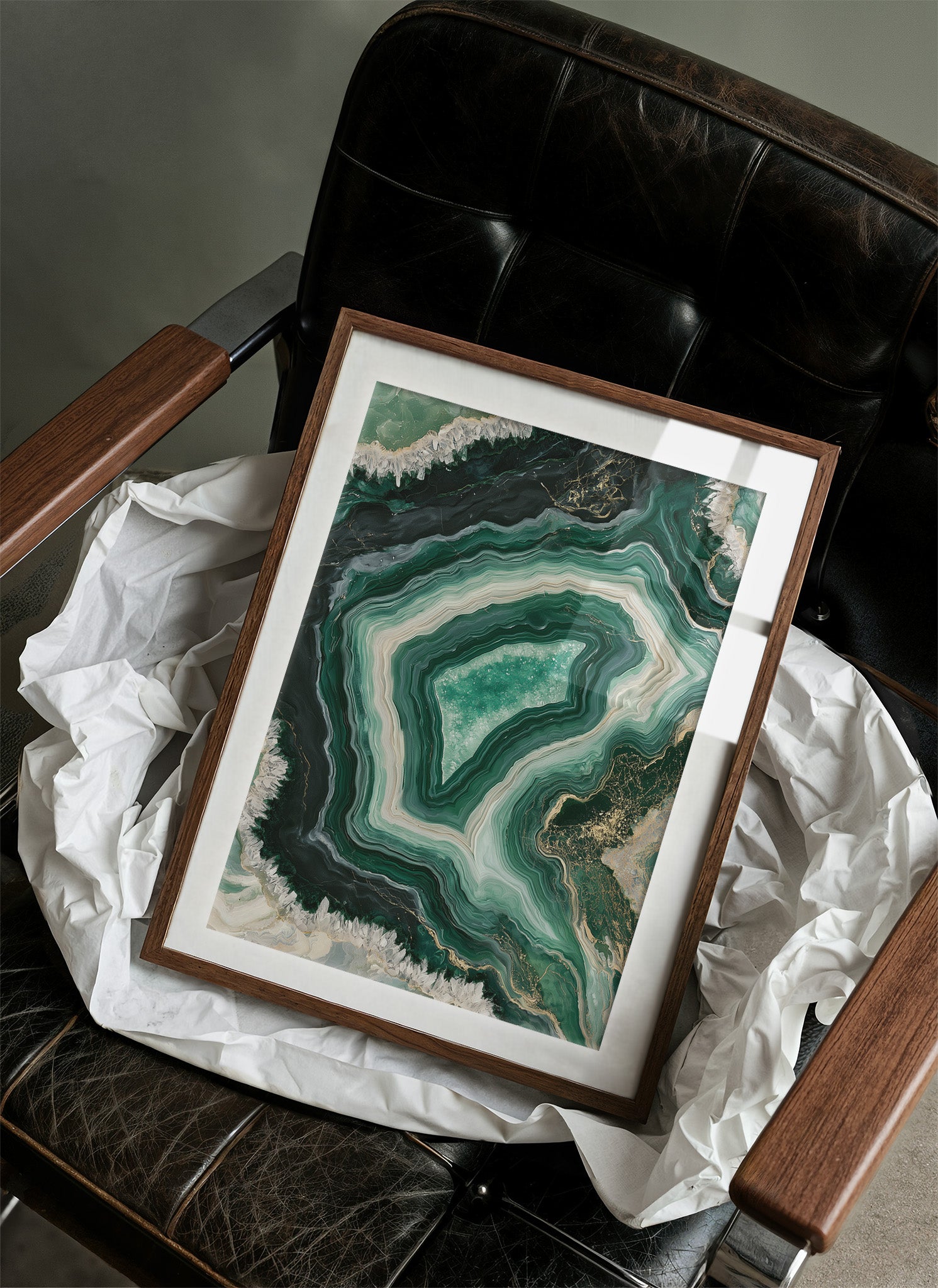 Emerald Geode Depths