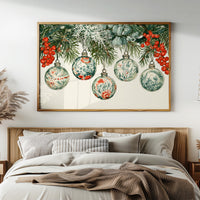 Painted Glass, Winter Berries