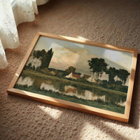Village By Still Water