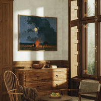Fire, Horse, And A Restless Sky