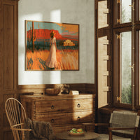 Homestead In Amber Light