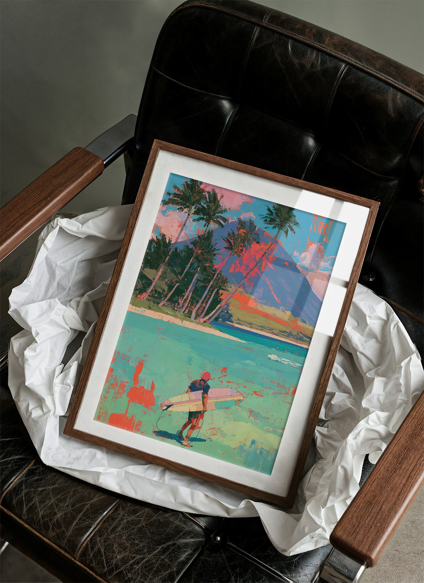 Tropical Shore, Board in Hand