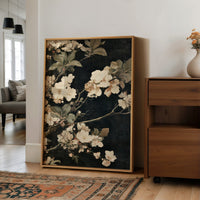 Midnight Blossoms: Ivory & Shadow