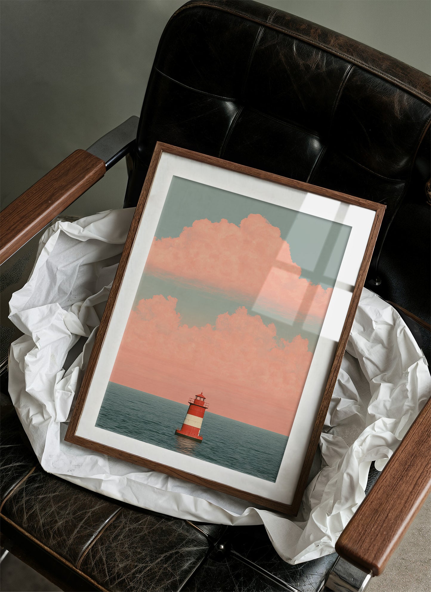 Coastal Horizon: Pastel Beacon