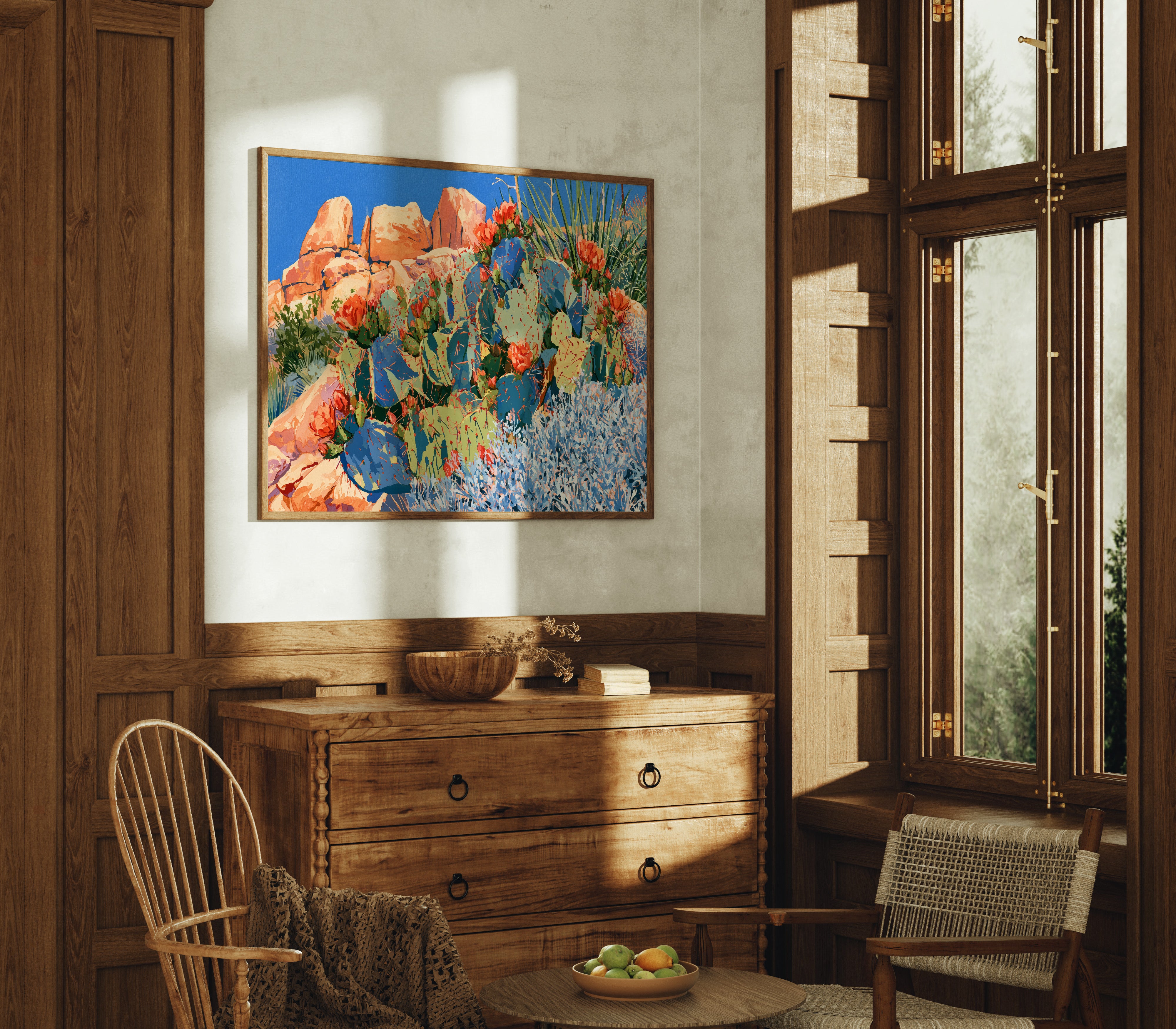 Prickly Pear in Full Fire