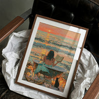 Sunset Soak: Ocean Library