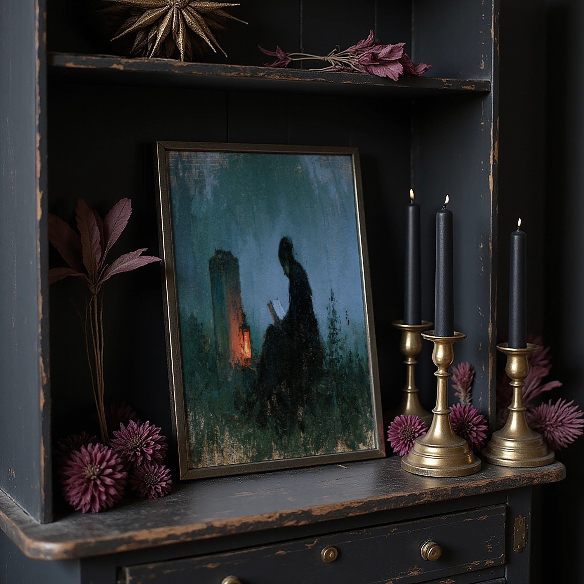 Graveyard Glow: Midnight Reader