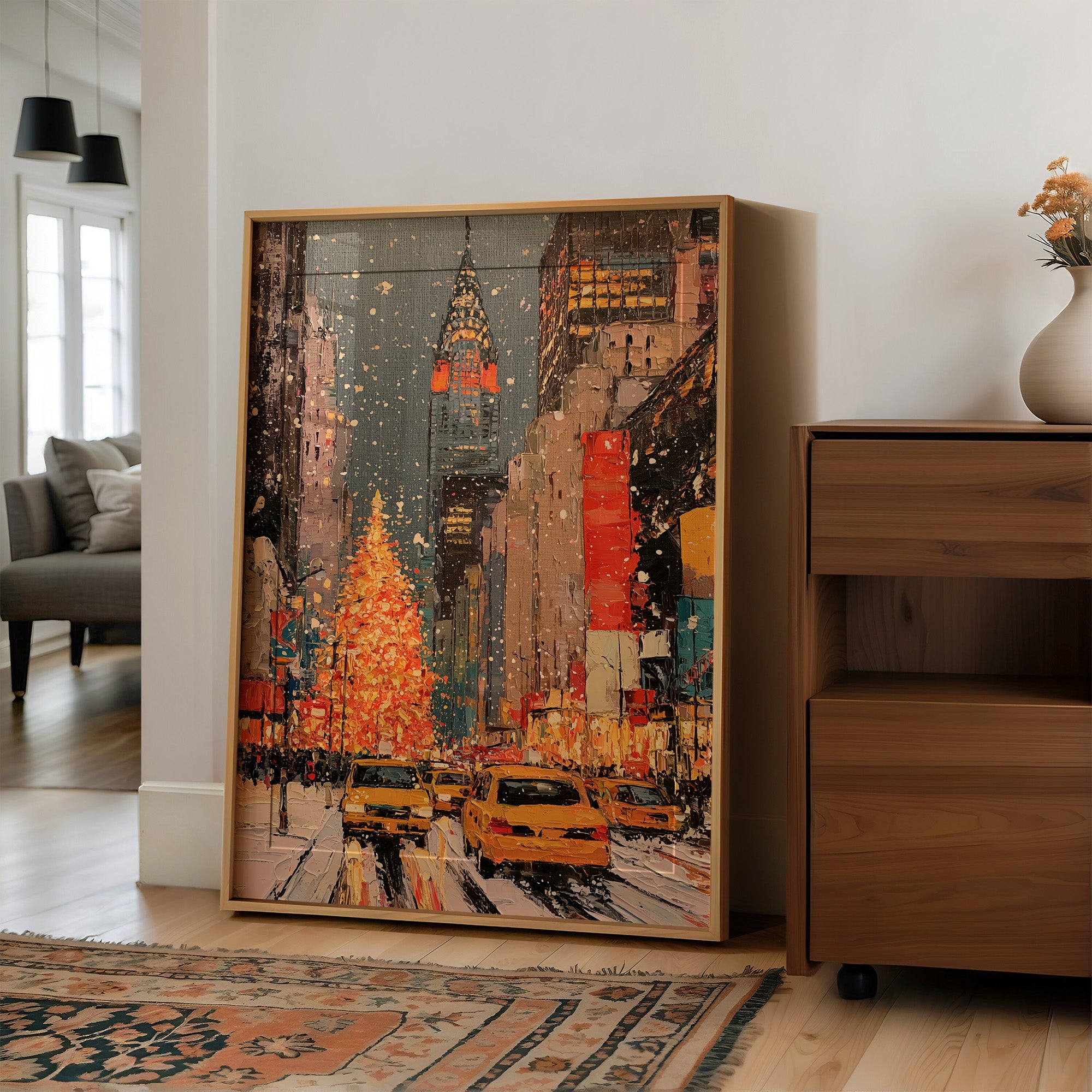 Winter in Manhattan: Chrysler Lights