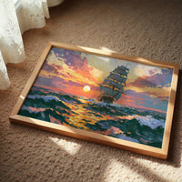 Tall Ship, Setting Sun
