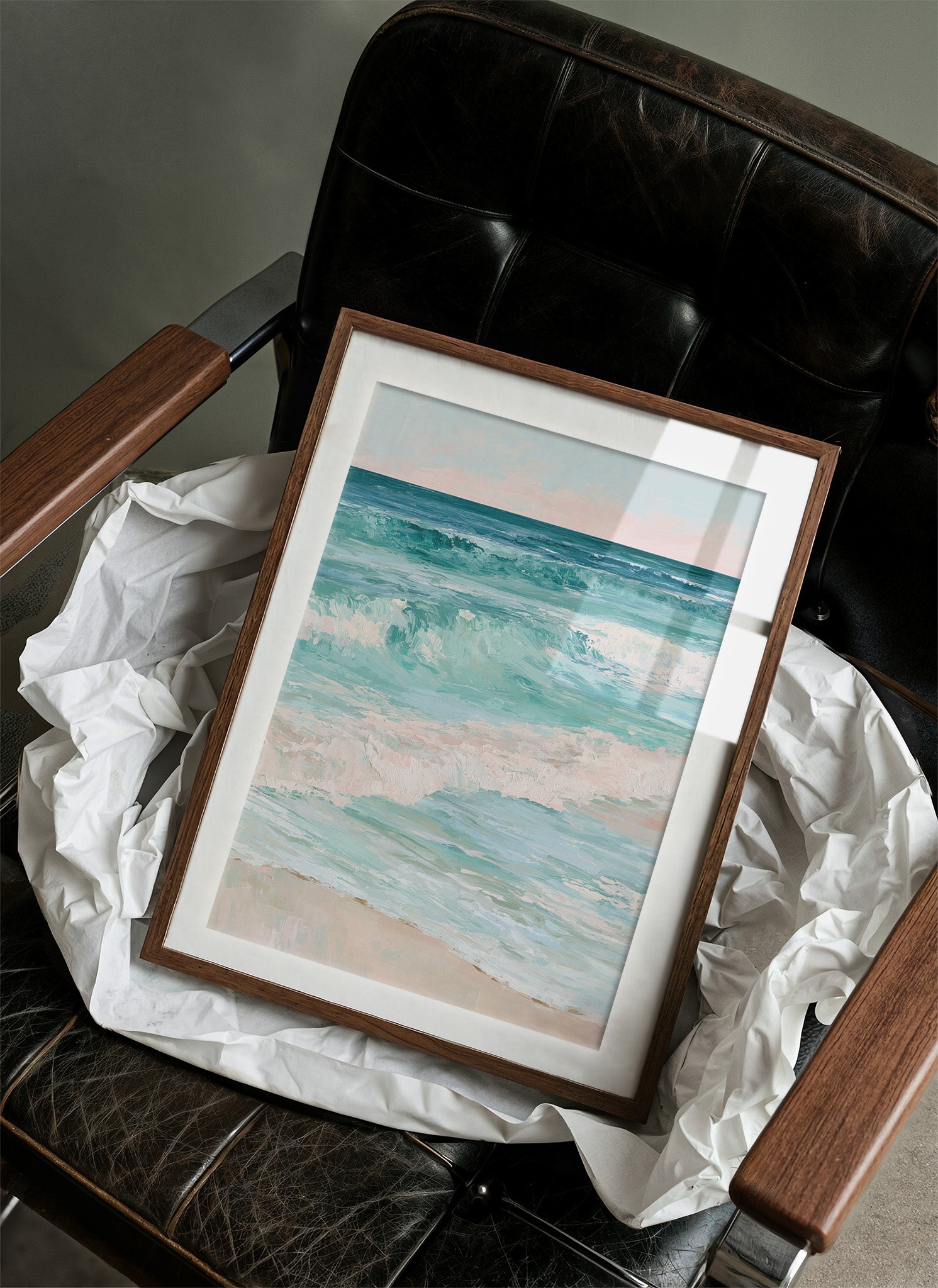 Turquoise Tide, Blush Sky