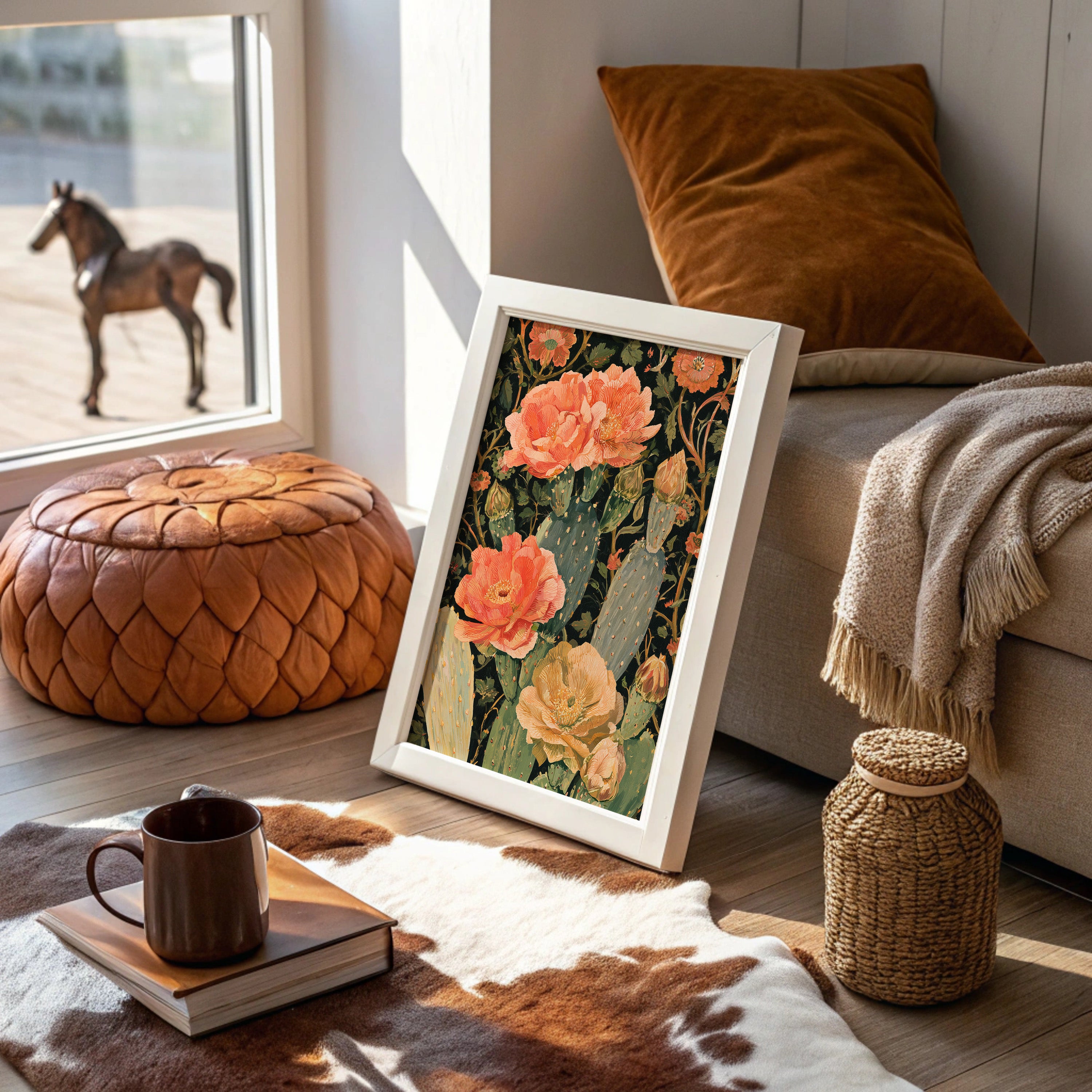 Desert Bloom Tapestry