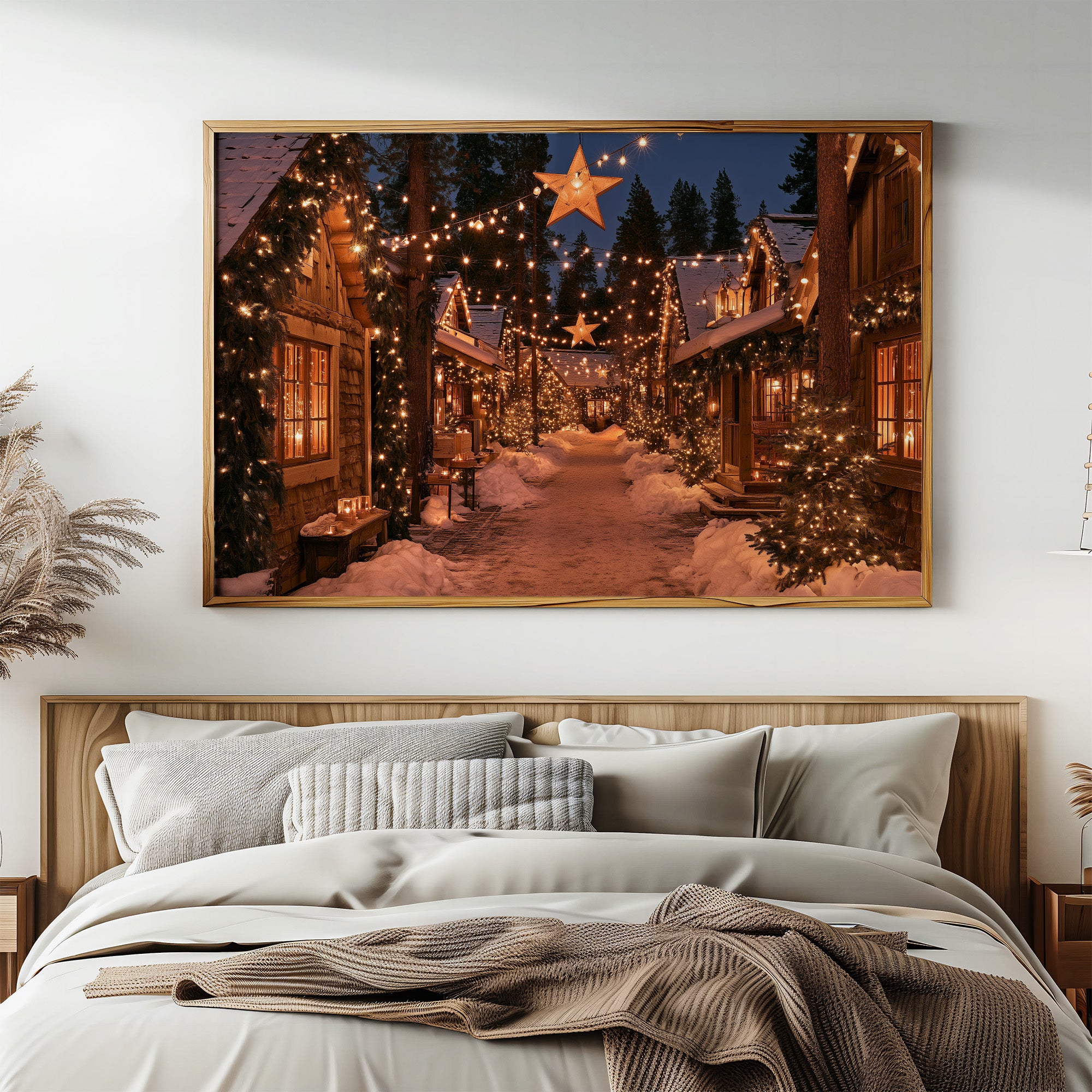 Starlight Over the Snowy Lane