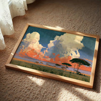 Acacia Under a Blazing Sky
