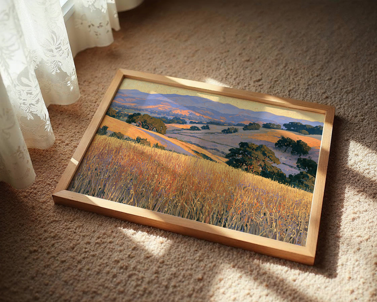 Golden Hills at Dusk
