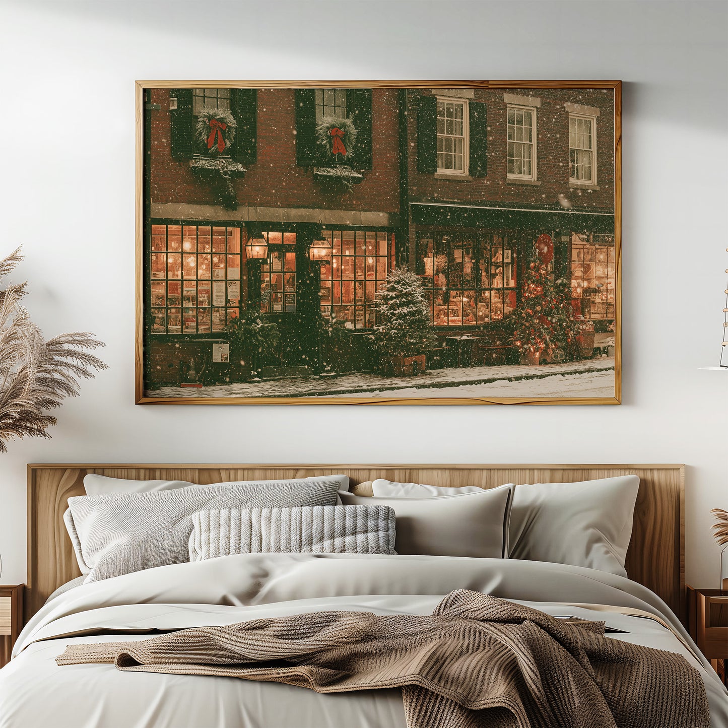 Antique Row, Falling Snow