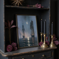 Ghost Ships at Moonrise