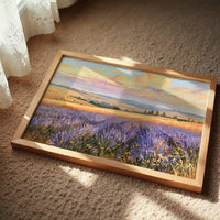 Lavender Fields, Golden Hour