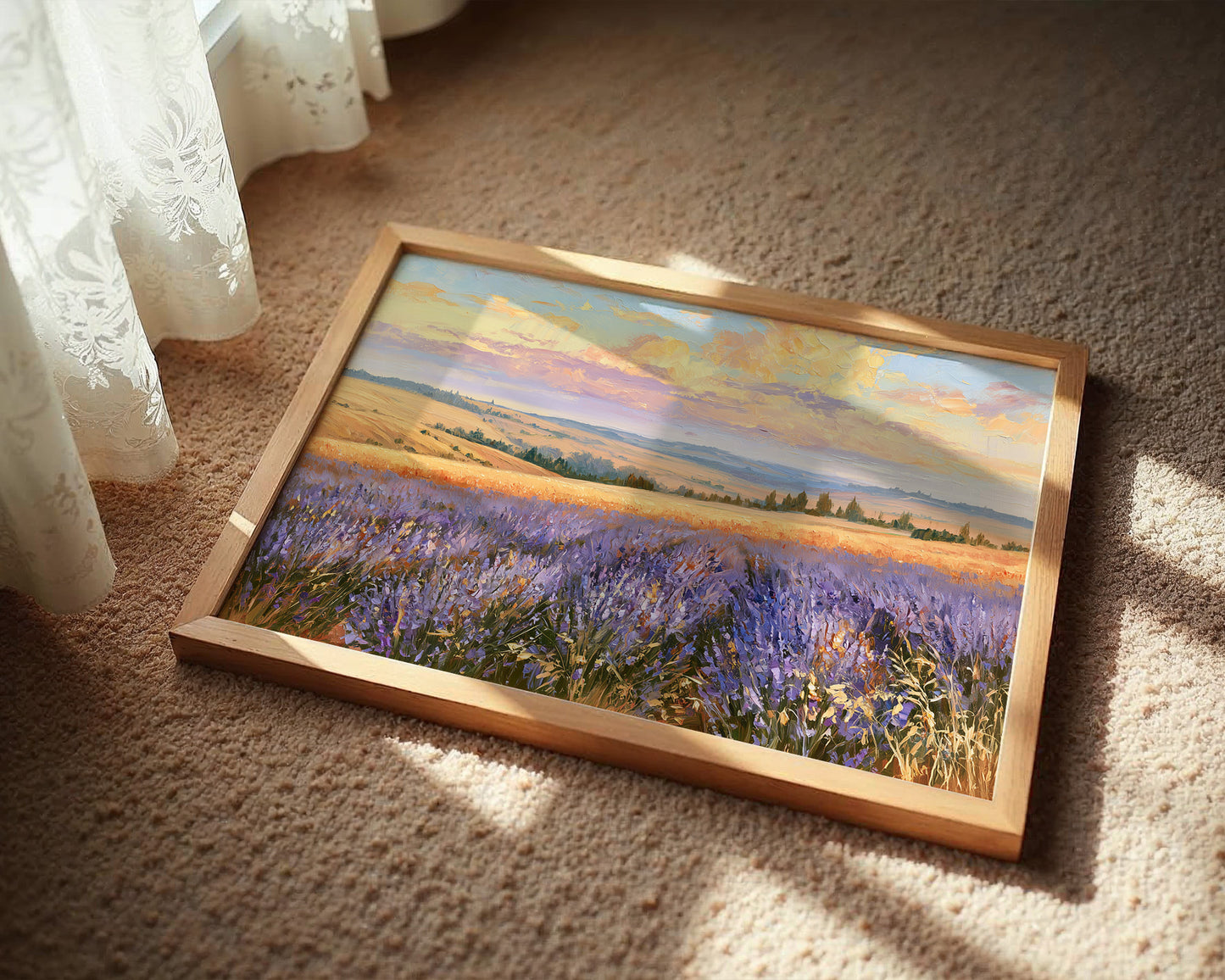 Lavender Fields, Golden Hour