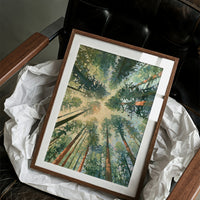 Forest Ceiling, Golden Light