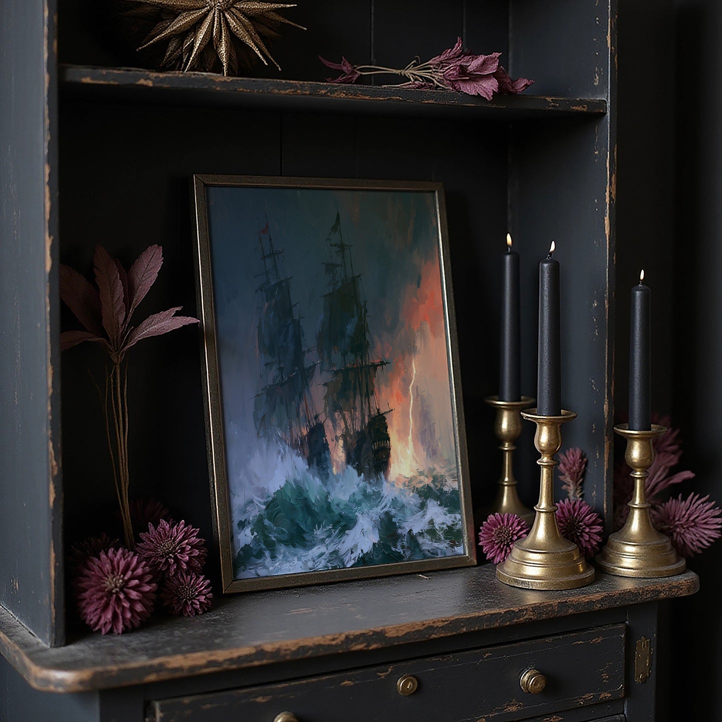 Ship Weathering the Storm