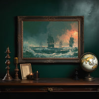Fleet Against The Firelit Storm