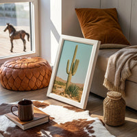 Saguaro Under Turquoise Sky