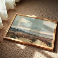 Quiet Moor Under Pale Sky