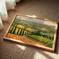 Cypress Road Through Tuscany