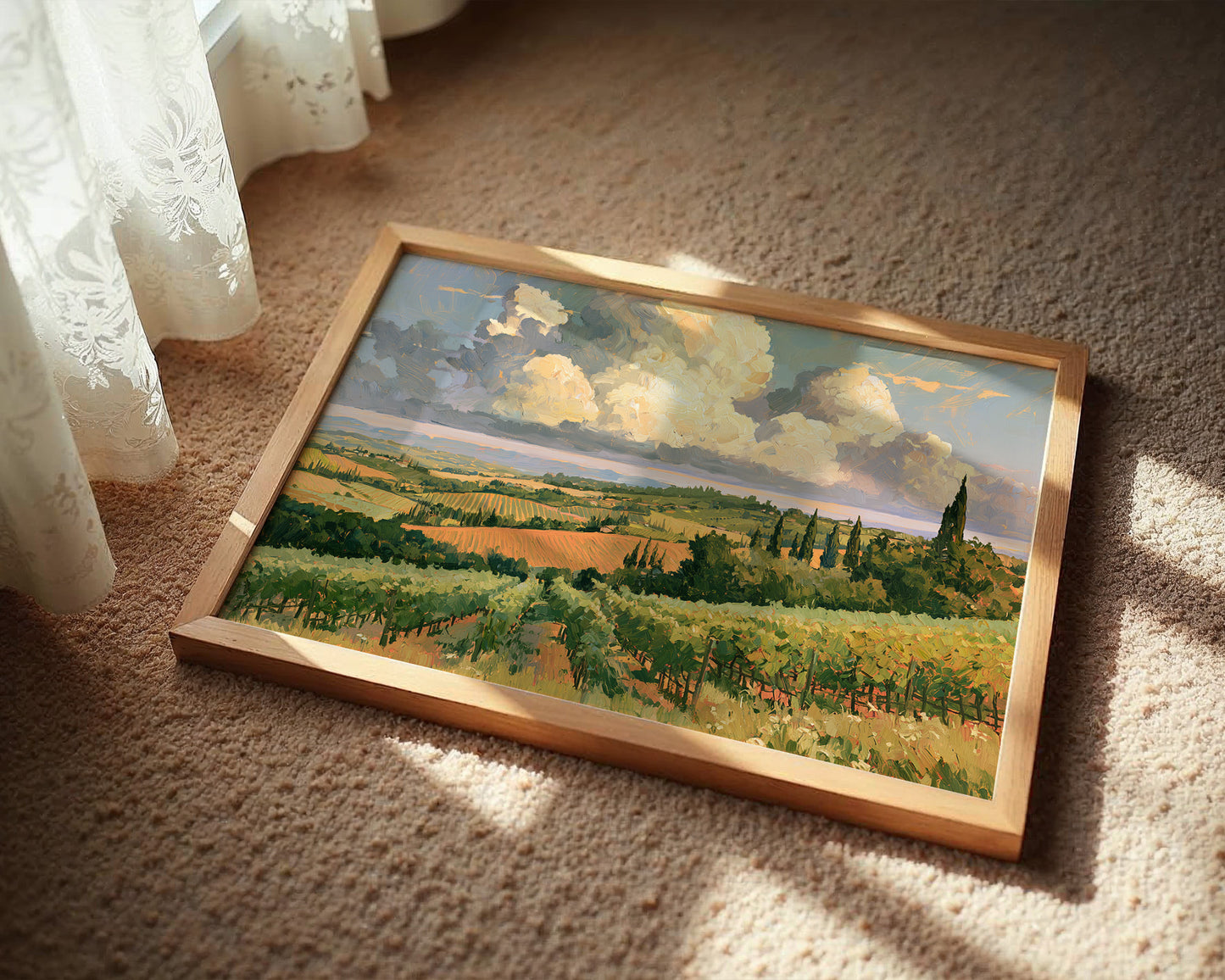 Tuscan Vineyard, Building Storm
