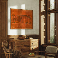 Howdy, Tooled In Leather
