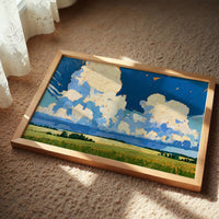Cumulus Over The Green Fields