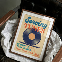 Serving Tunes: Vinyl on a Platter