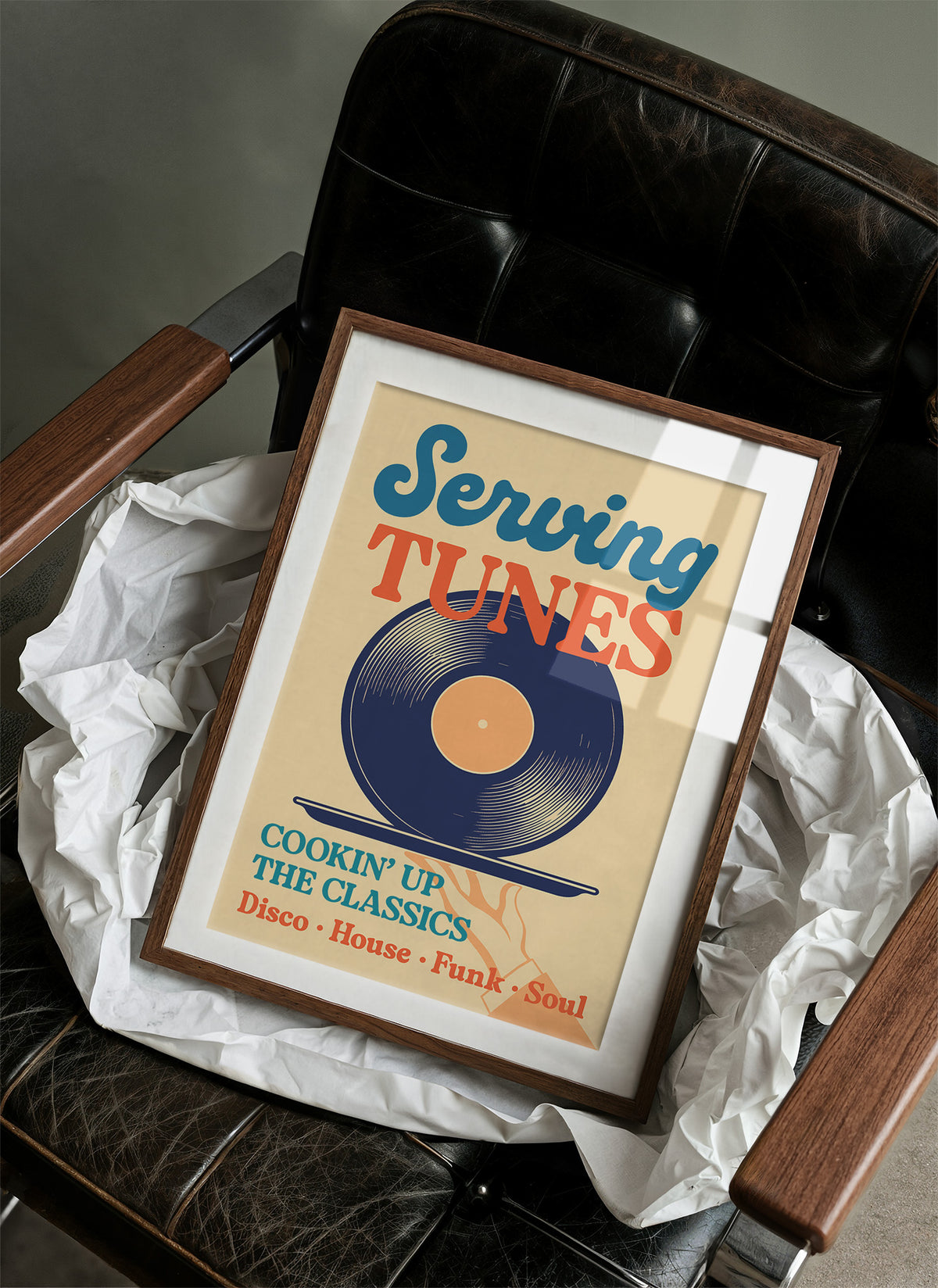 Serving Tunes: Vinyl on a Platter