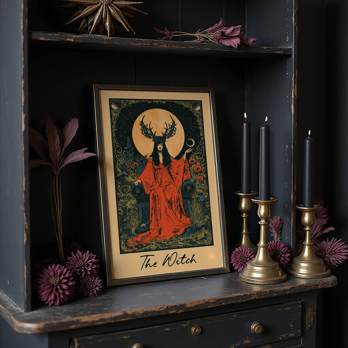 The Witch: Antlered and Enthroned