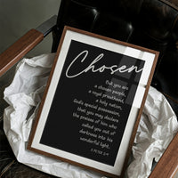 Chosen: 1 Peter 2:9 Scripture Art