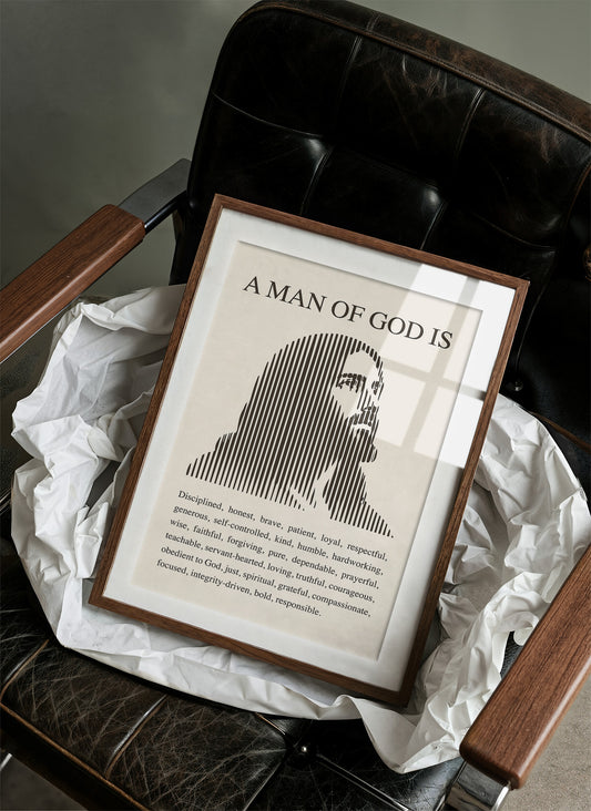 A Man of God: Ivory Line Portrait
