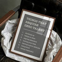Things That Require Zero Talent, Gray Serif