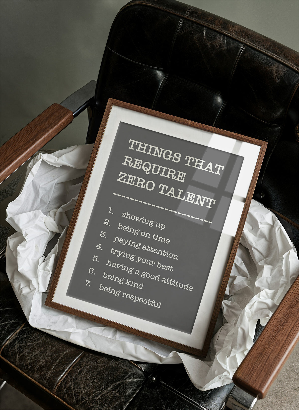 Things That Require Zero Talent, Gray Serif