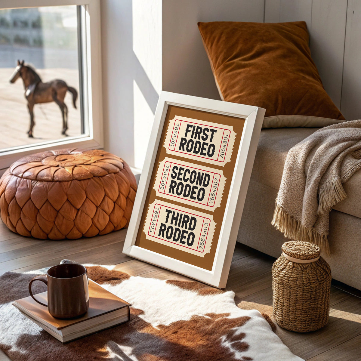 First, Second, Third Rodeo, Western Serif