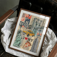 I Love NY: Vintage City Collage