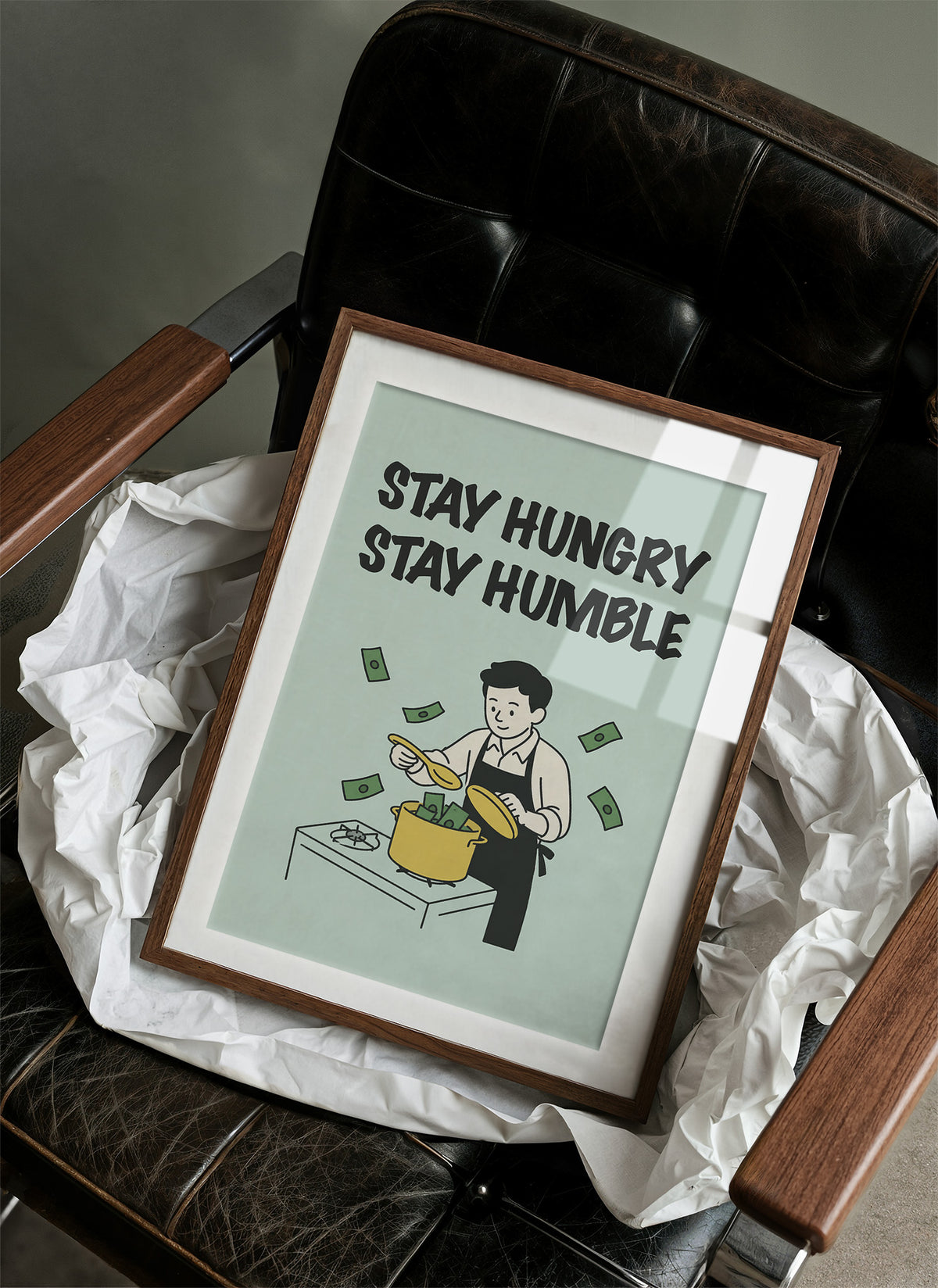 Stay Hungry Stay Humble Hustle Art
