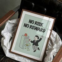 No Risk No Reward Slot Machine Art