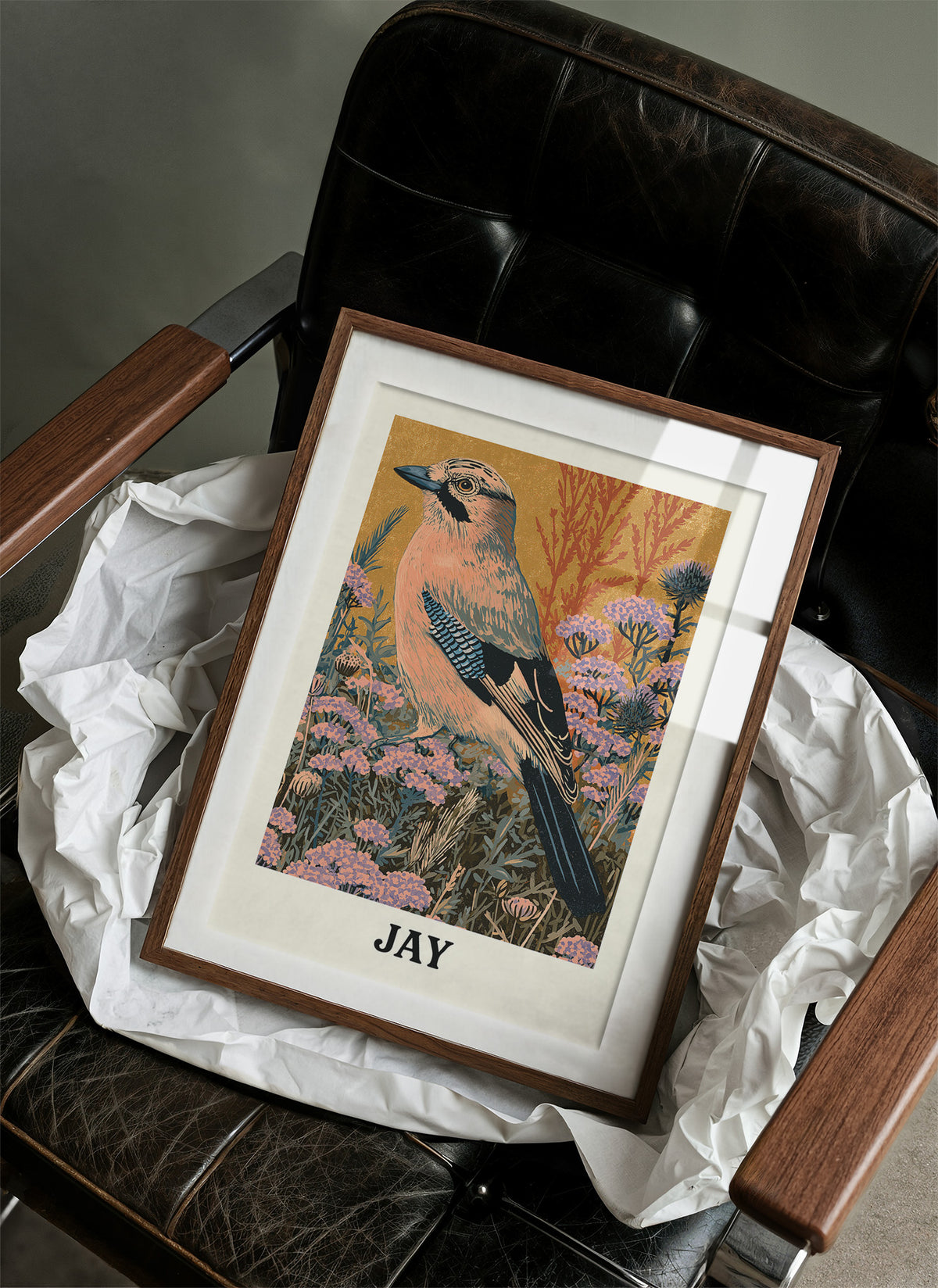 Jay Among the Wildflowers