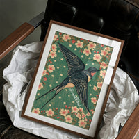 Swallow's Cherry Blossom Descent